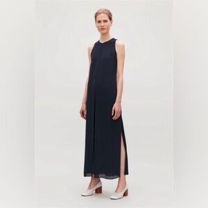 COS Split Overlay Flowy Maxi Tank Dress - sz 10